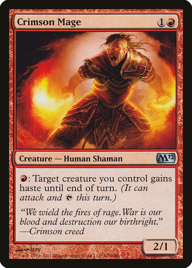 Crimson Mage [Magic 2012] Foil
