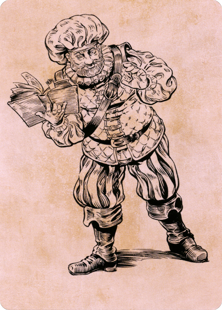 Volo, Itinerant Scholar // Volo, Itinerant Scholar  [Battle for Baldur's Gate Art Series] (Borderless)