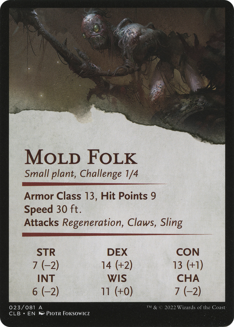 Mold Folk // Mold Folk  [Battle for Baldur's Gate Art Series] (Borderless)