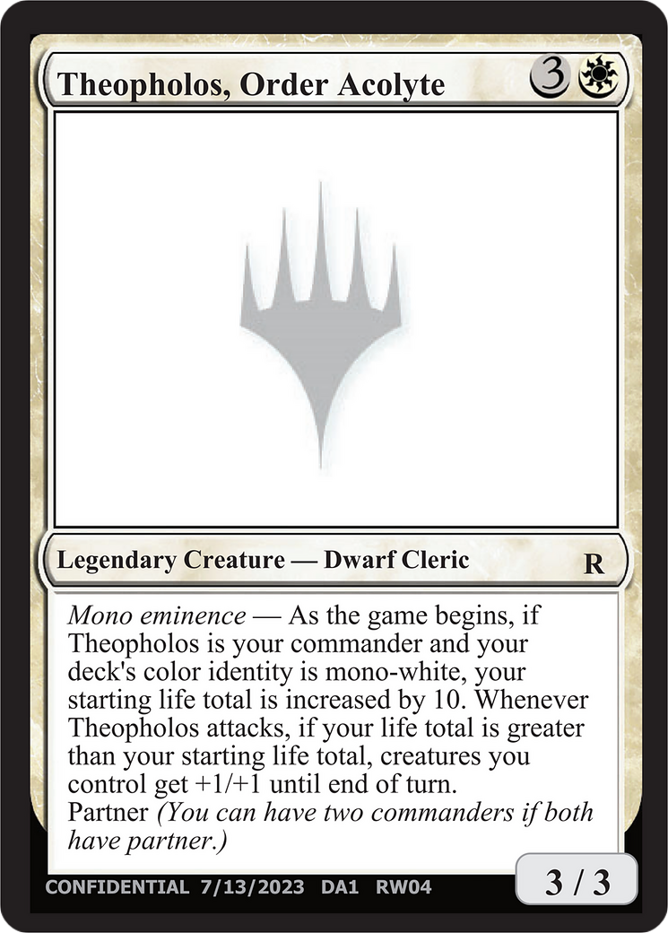 Theopholos, Order Acolyte  [Unknown Event]