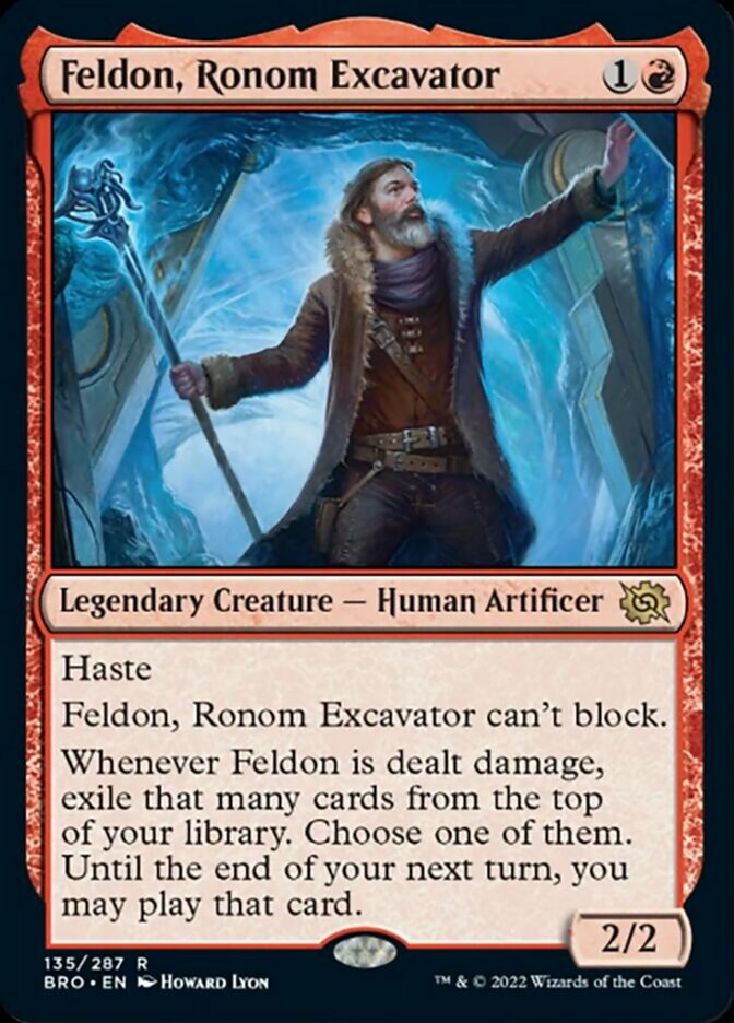 Feldon, Ronom Excavator [The Brothers' War] Foil