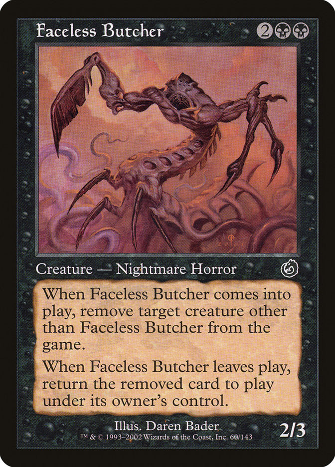 Faceless Butcher [Torment] Foil