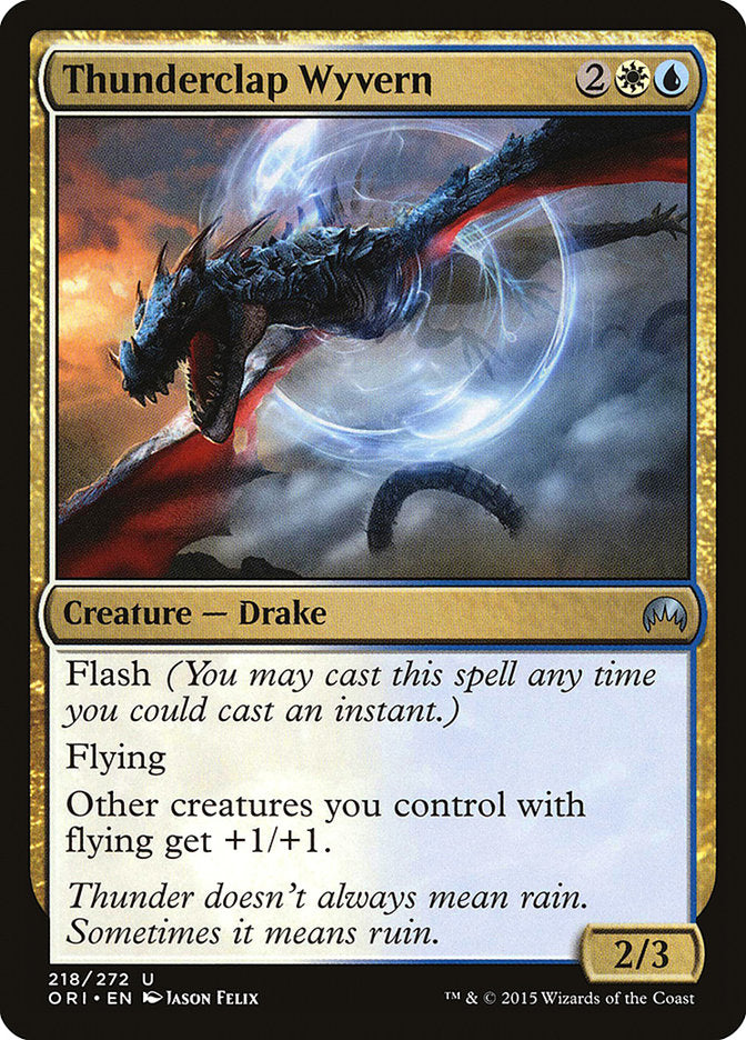 Thunderclap Wyvern [Magic Origins] Foil