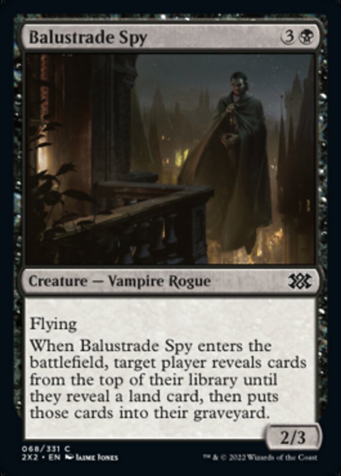 Balustrade Spy [Double Masters 2022] Foil