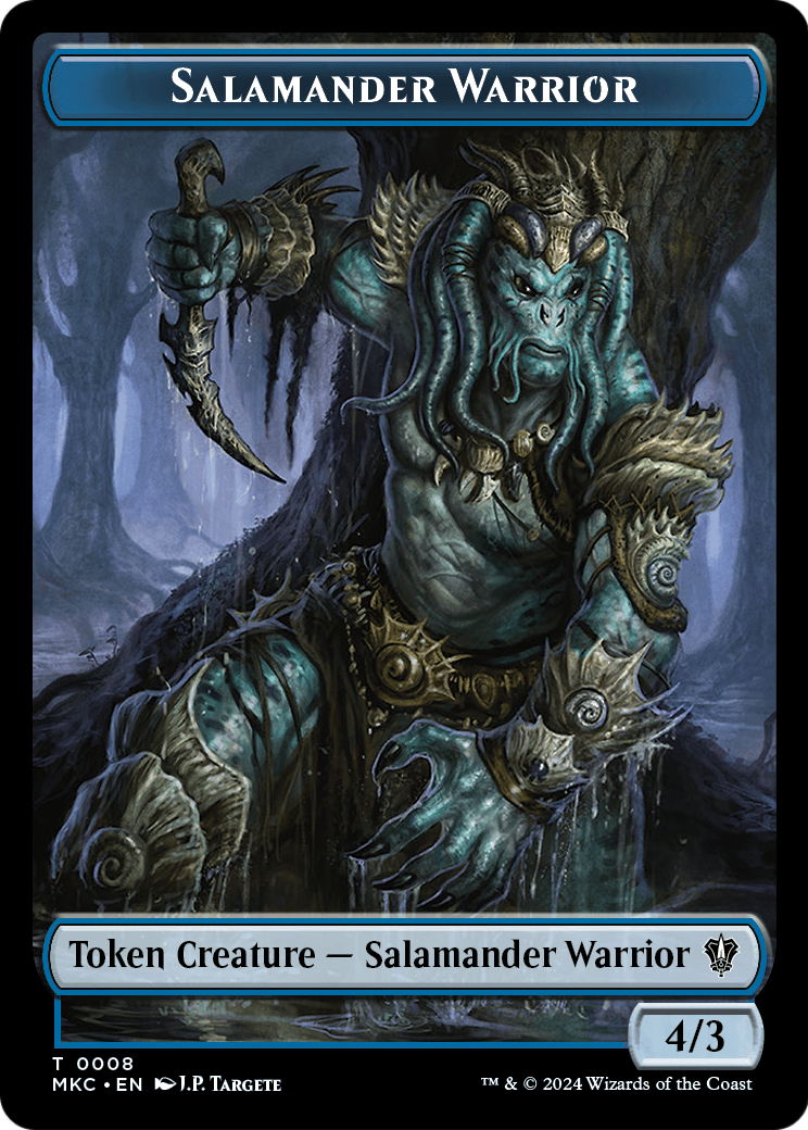 Salamander Warrior  [Murders at Karlov Manor Commander Tokens]