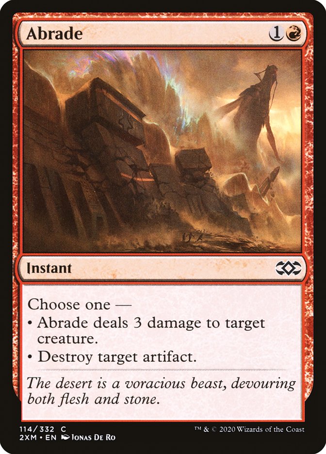 Abrade [Double Masters] Foil