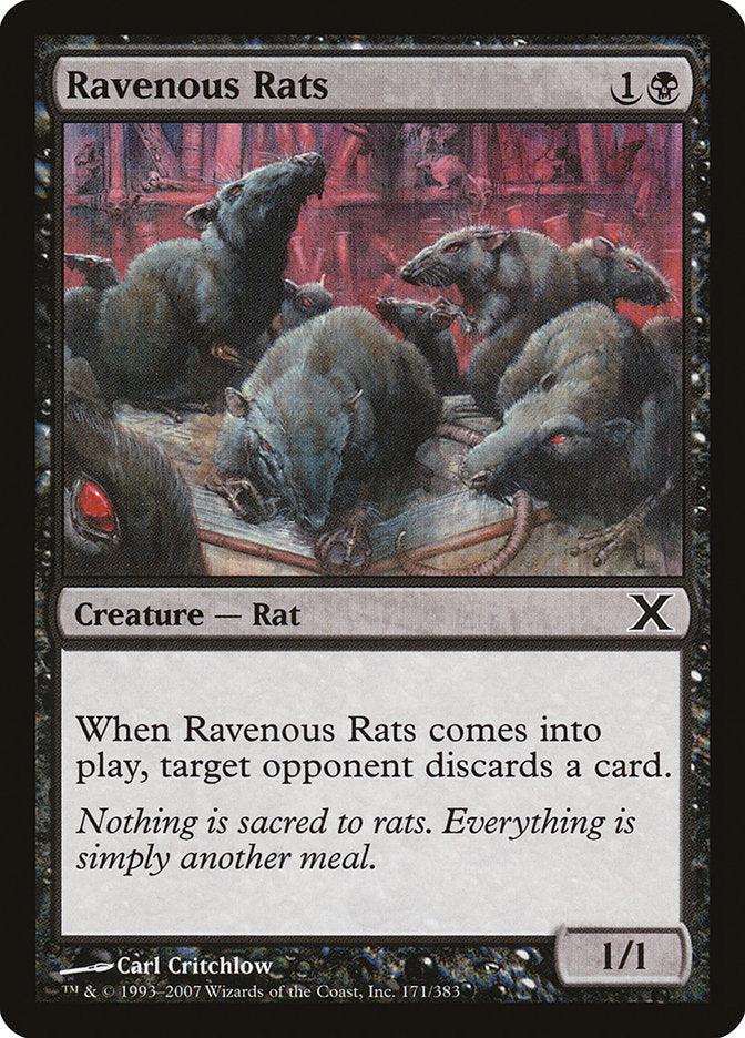 Ravenous Rats [Tenth Edition] Foil