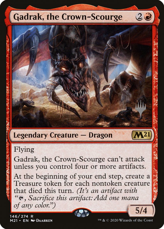Gadrak, the Crown-Scourge (Promo Pack) [Core Set 2021 Promos] Foil