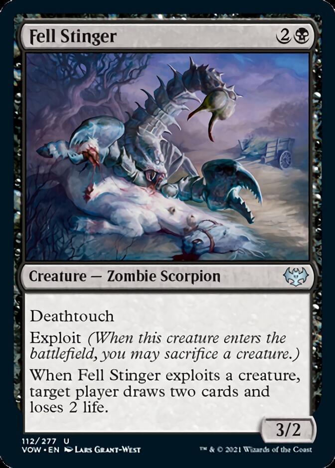 Fell Stinger [Innistrad: Crimson Vow] Foil