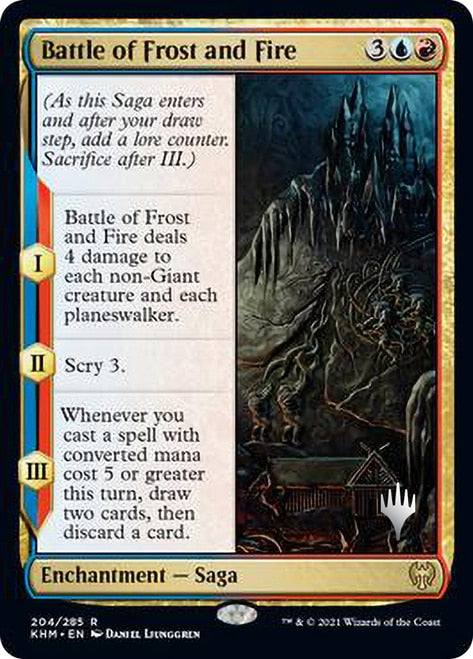 Battle of Frost and Fire (Promo Pack) [Kaldheim Promos] Foil