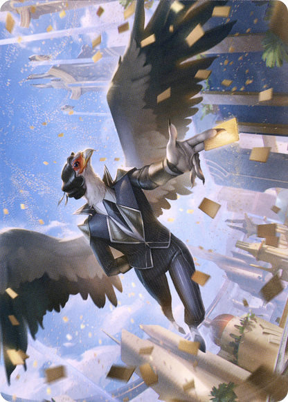 Skyboon Evangelist // Skyboon Evangelist  [New Capenna Art Series] (Borderless) Foil