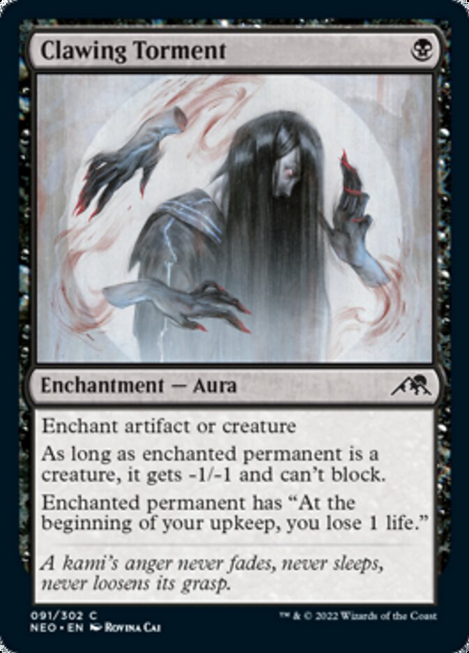 Clawing Torment [Kamigawa: Neon Dynasty] Foil