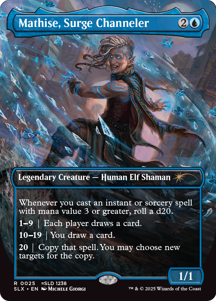 Mathise, Surge Channeler  [Universes Within] (Borderless)