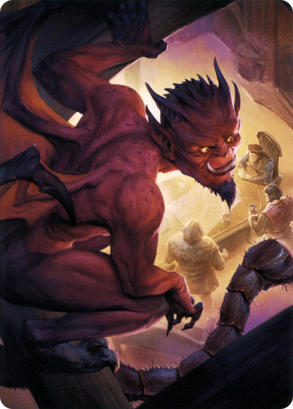 Nefarious Imp // Nefarious Imp  [Battle for Baldur's Gate Art Series] (Borderless) Foil