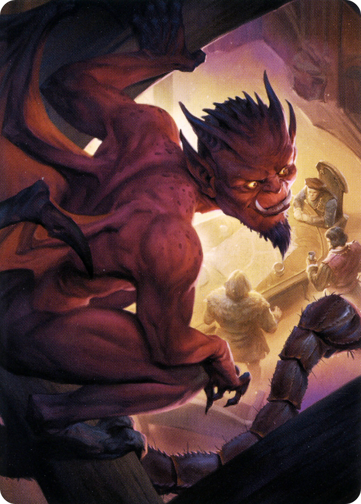 Nefarious Imp // Nefarious Imp  [Battle for Baldur's Gate Art Series] (Borderless)