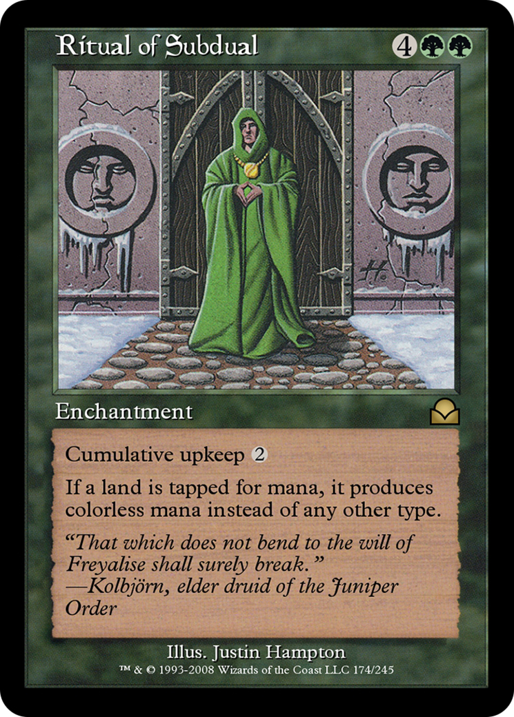Ritual of Subdual  [Masters Edition II] Foil
