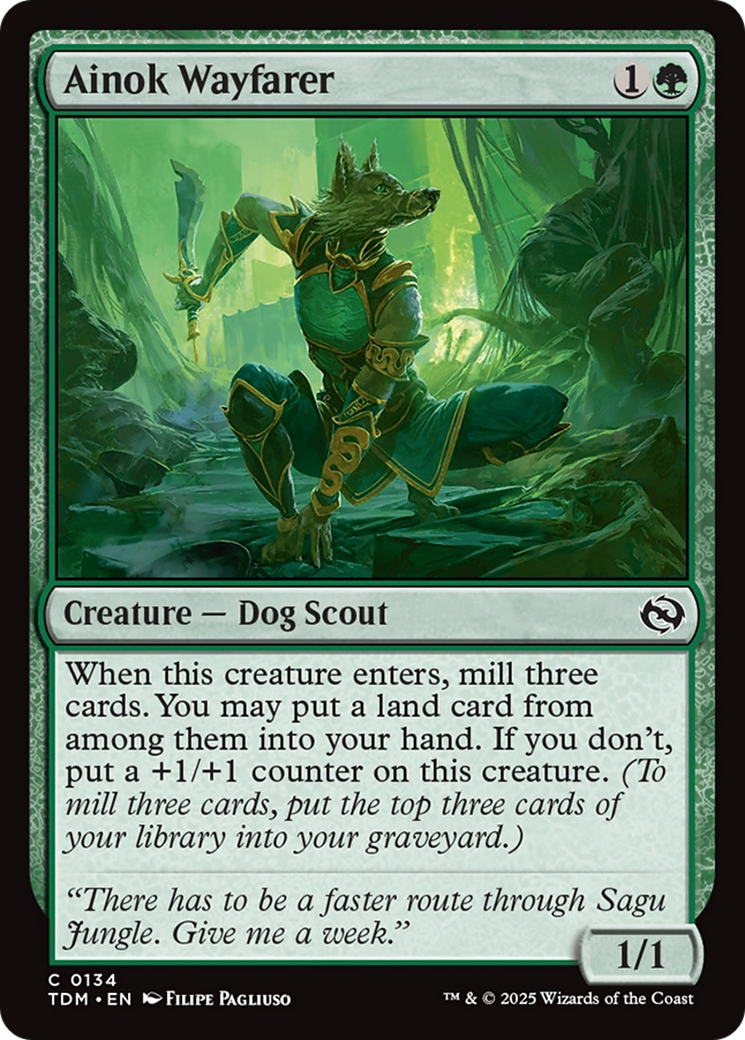 Ainok Wayfarer [Tarkir: Dragonstorm] Foil