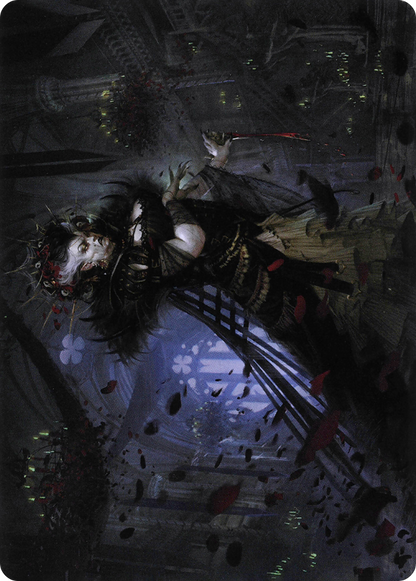 Falkenrath Forebear // Falkenrath Forebear  [Crimson Vow Art Series] (Borderless) Foil