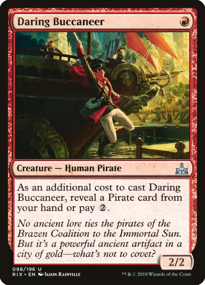 Daring Buccaneer [Rivals of Ixalan] Foil