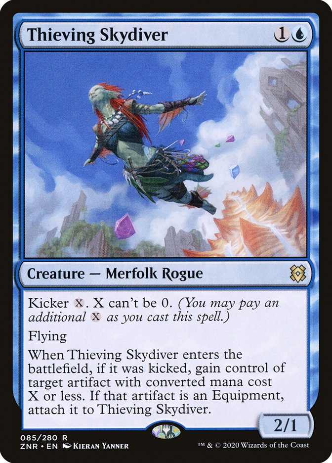 Thieving Skydiver [Zendikar Rising] Foil