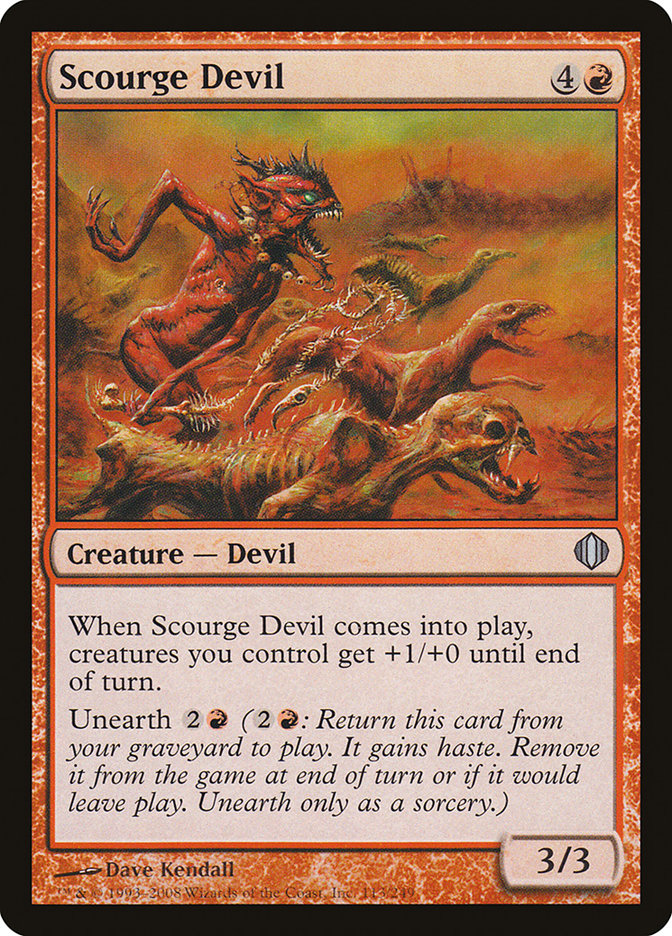 Scourge Devil [Shards of Alara] Foil