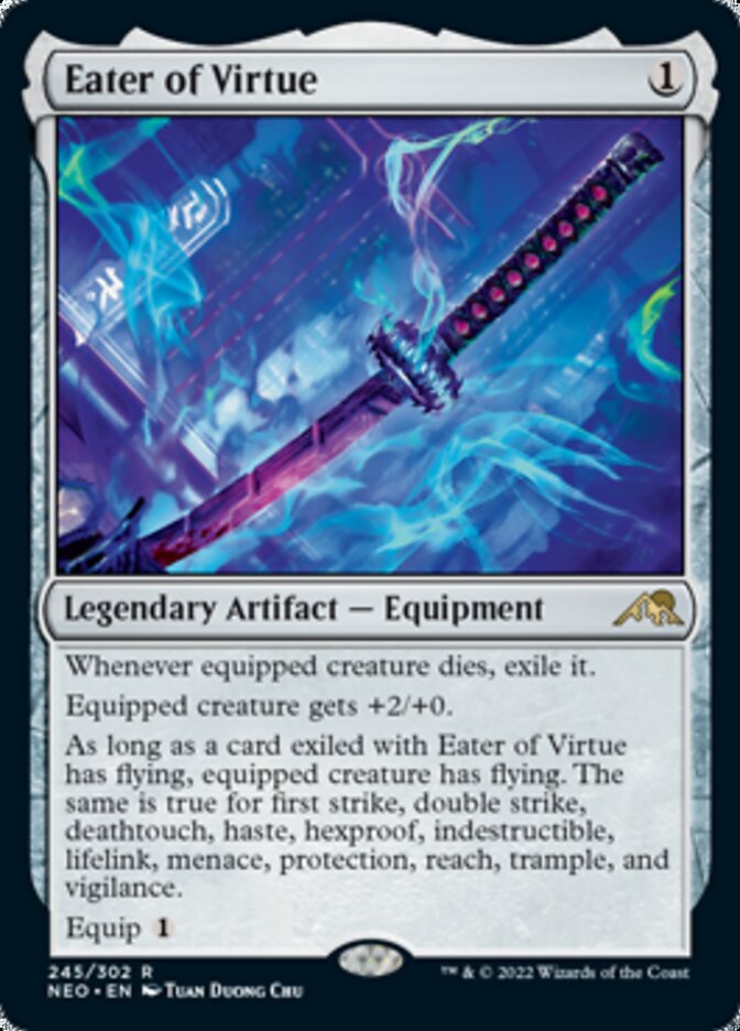 Eater of Virtue [Kamigawa: Neon Dynasty] Foil