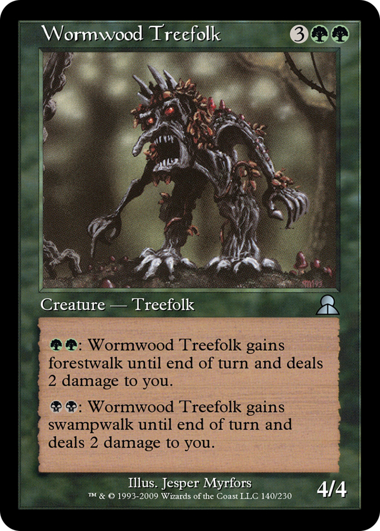 Wormwood Treefolk  [Masters Edition III]