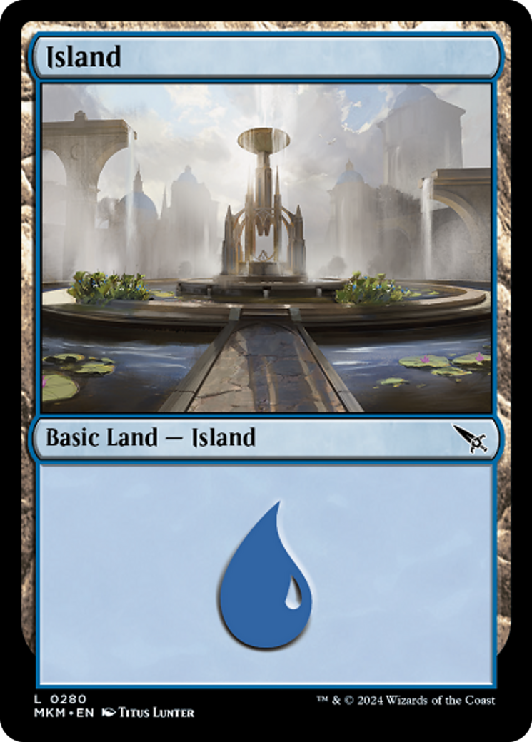 Island (0280) [Murders at Karlov Manor] Foil