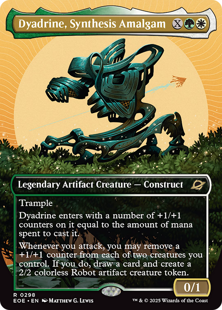 Dyadrine, Synthesis Amalgam (Borderless) [Edge of Eternities] Foil