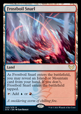Frostboil Snarl [Strixhaven: School of Mages] Foil