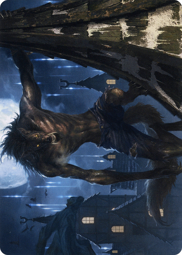 Stalking Predator // Stalking Predator  [Midnight Hunt Art Series] (Borderless) Foil