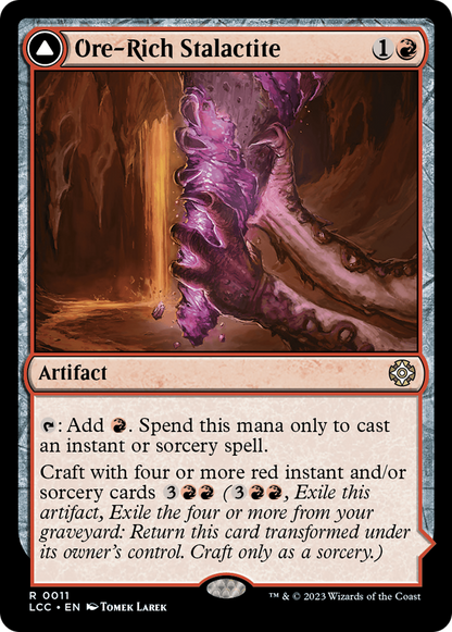 Ore-Rich Stalactite [The Lost Caverns of Ixalan Commander] Foil