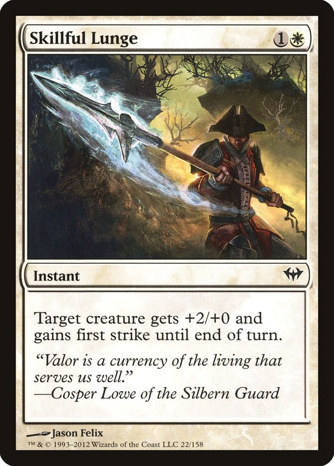 Skillful Lunge [Dark Ascension] Foil