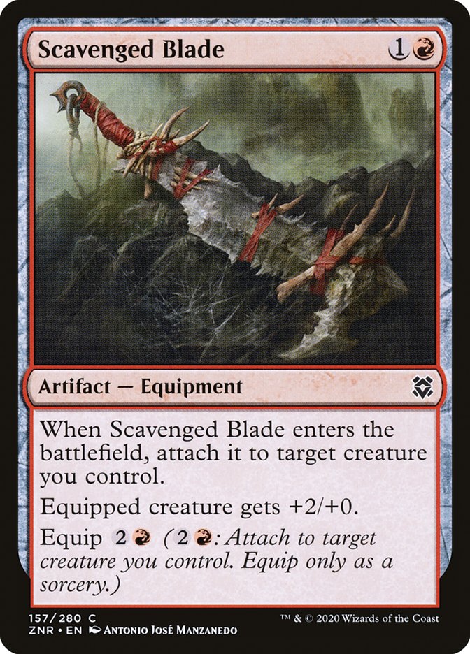Scavenged Blade [Zendikar Rising] Foil