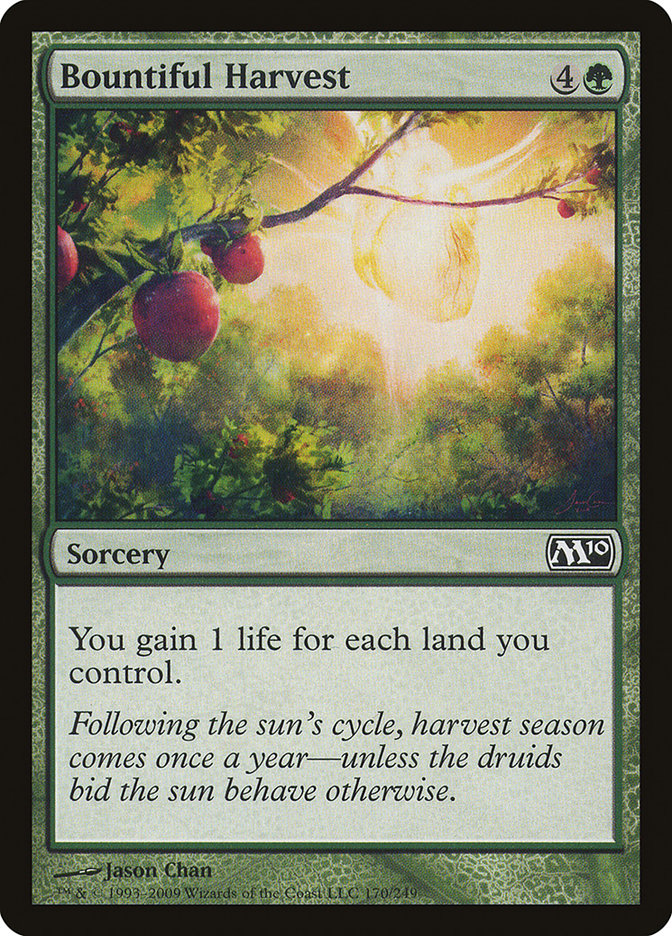 Bountiful Harvest [Magic 2010] Foil