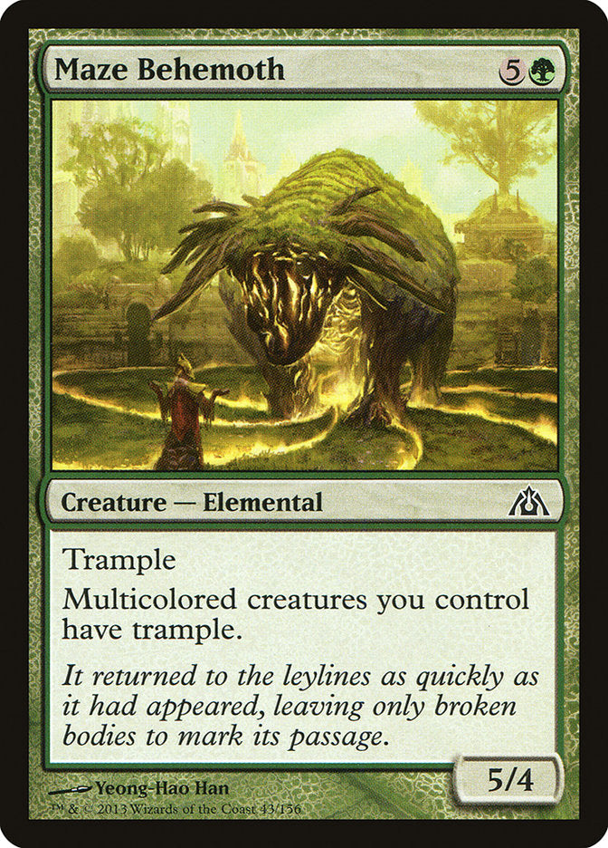 Maze Behemoth [Dragon's Maze] Foil