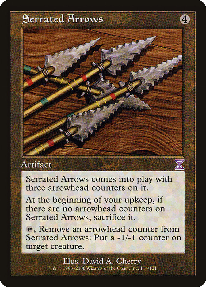 Serrated Arrows [Time Spiral Timeshifted] Foil