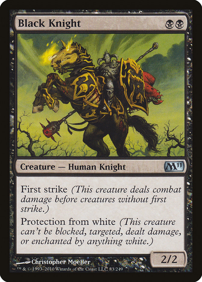 Black Knight [Magic 2011] Foil