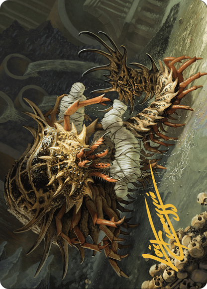 Rot Farm Mortipede // Rot Farm Mortipede  [Murders at Karlov Manor Art Series] (Borderless) Foil