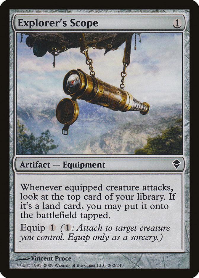 Explorer's Scope [Zendikar] Foil