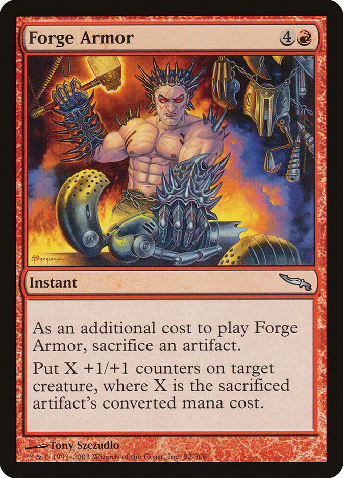 Forge Armor [Mirrodin] Foil
