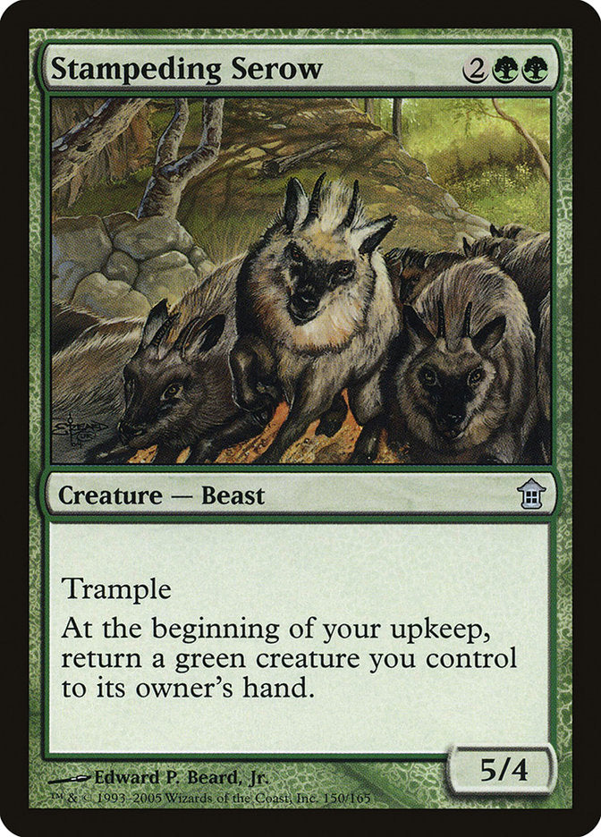 Stampeding Serow [Saviors of Kamigawa] Foil