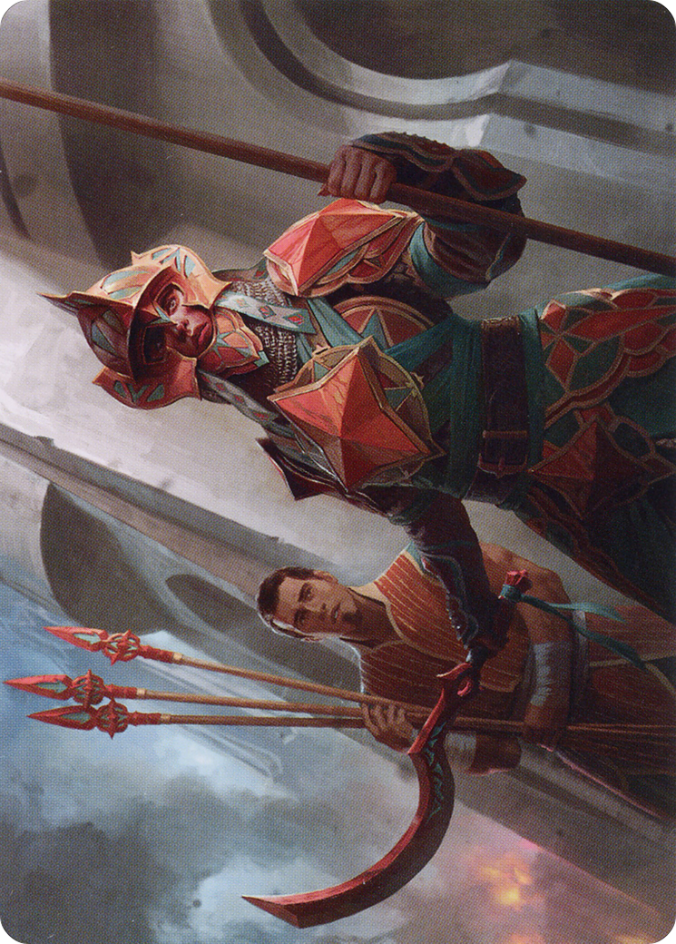Siege Veteran // Siege Veteran  [The Brothers' War Art Series] (Borderless)