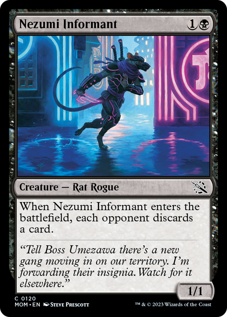 Nezumi Informant [March of the Machine] Foil