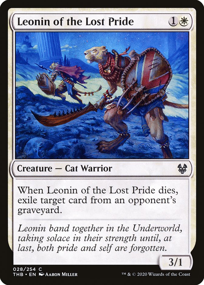 Leonin of the Lost Pride [Theros Beyond Death] Foil