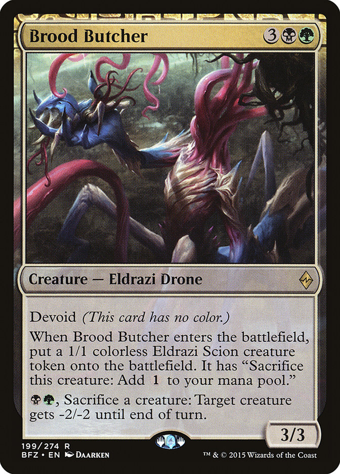 Brood Butcher [Battle for Zendikar] Foil