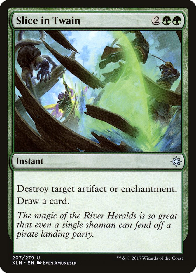 Slice in Twain [Ixalan] Foil