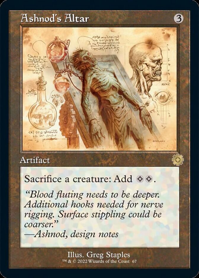Ashnod's Altar (Retro Schematic) [The Brothers' War Retro Artifacts] Foil