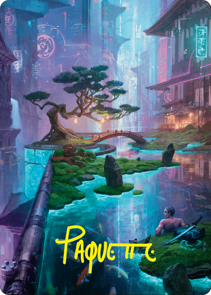 Island // Island  [Foundations Art Series] (Borderless) Foil