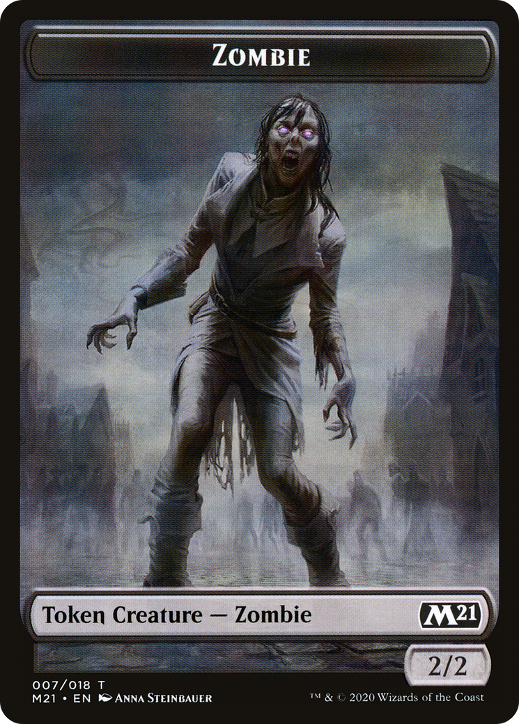 Zombie  [Core Set 2021 Tokens] Foil